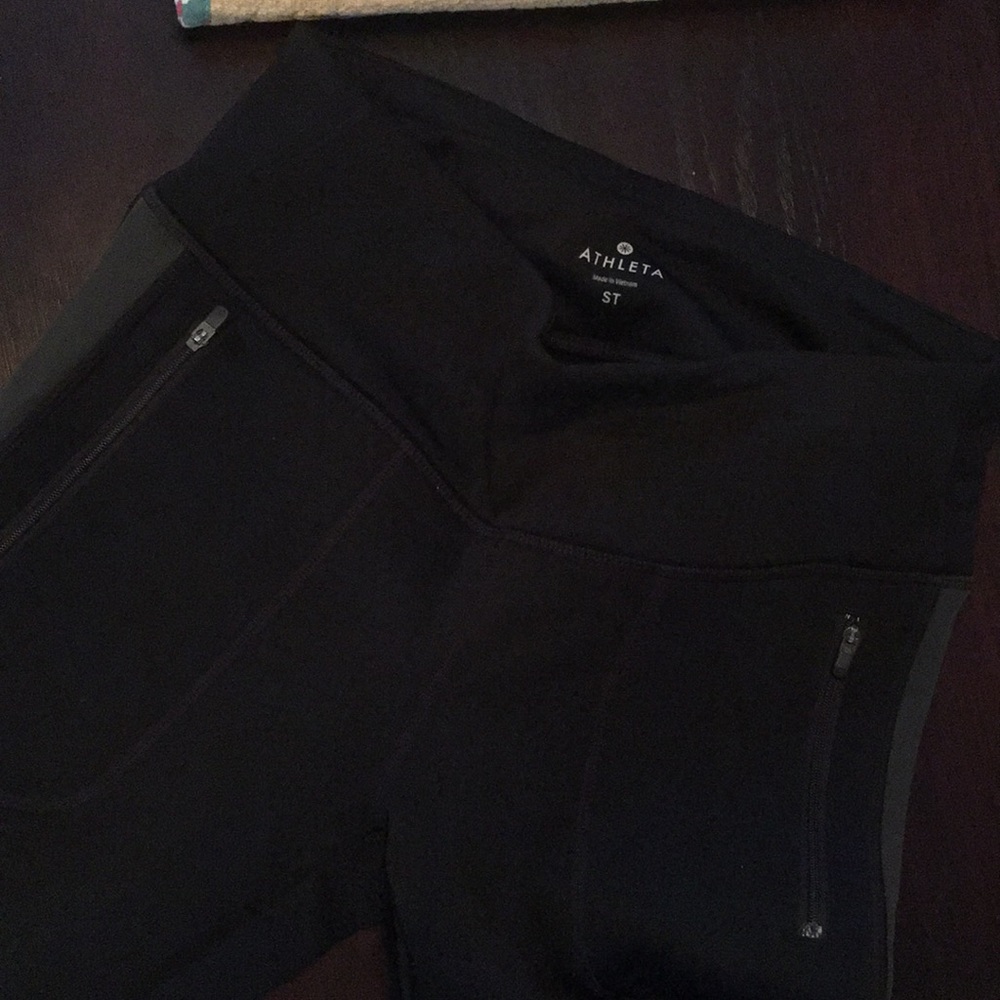 ATHLETA thick skinny leg leggings - Small tall